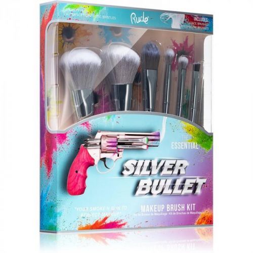 Rude Cosmetics Silver Bullet sada štětců