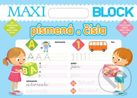 Maxi Blok - písmená a čísla - Foni book