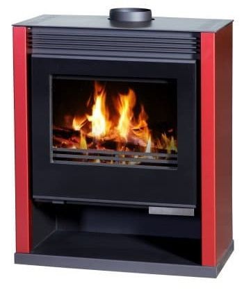 VICTORIA krbová kamna RUBIN Lux - červená