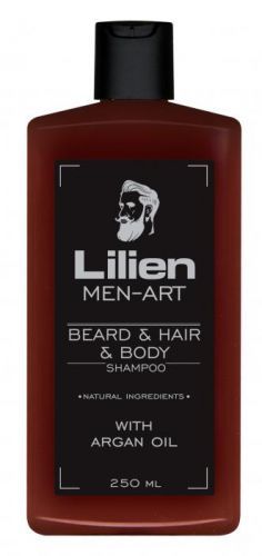 Lilien Men Art beard&hair&body shampoo Black 250ml