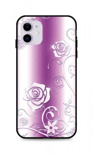 Kryt TopQ iPhone 11 silikon Abstract Roses 48913