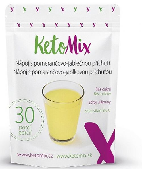KetoMix Ketodrink s příchutí pomeranče | 10 porcí, 106 g