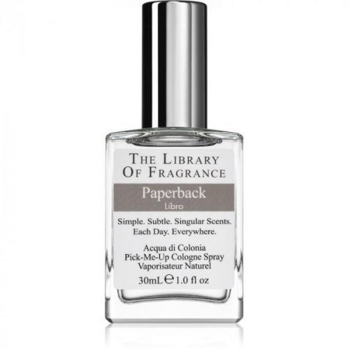 The Library of Fragrance Paperback kolínská voda unisex 30 ml