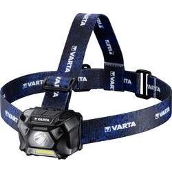 LED čelovka Varta Work-Flex-Motion-Sensor H20 18648101421, 150 lm, na baterii, 58 g, černá, modrá