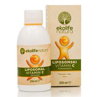 Ekolife Natura Liposomal Vitamin C 500mg 250 ml pomeranč