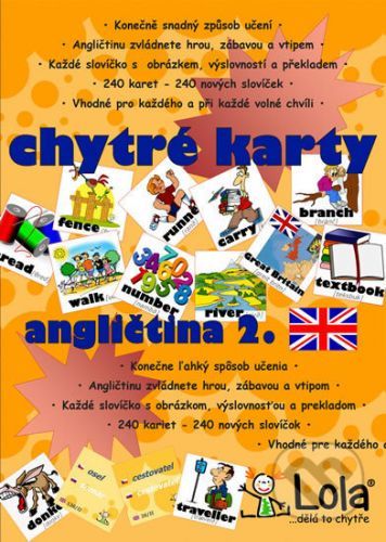 Chytré karty: Angličtina - Slovíčka 2 - Chytrá Lola