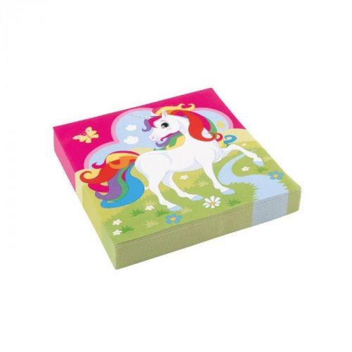 Ubrousky Unicorn 20ks 33x33cm - Amscan