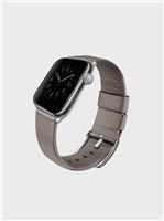 Uniq kožený řemínek Mondain pro Apple Watch série 4 (44 mm), béžová