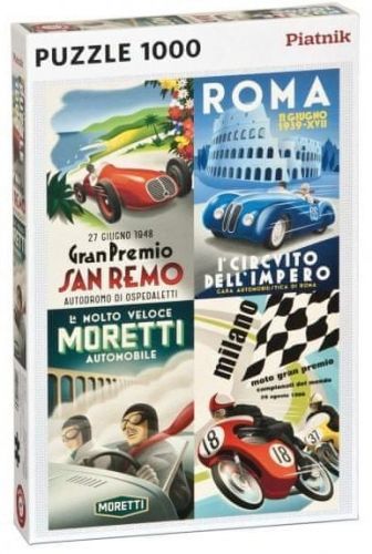 Piatnik Oldtimer Cars 1000 dílků