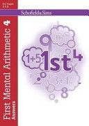 First Mental Arithmetic Answer Book 4 (Montague-Smith Ann)(Paperback)