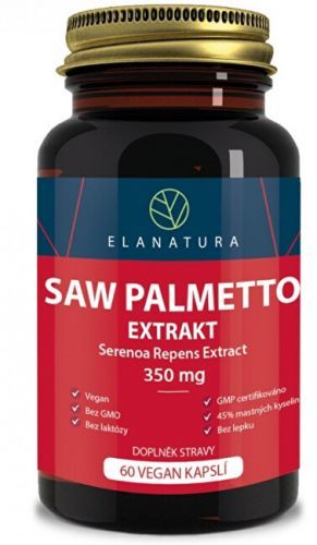 Elanatura Saw Palmetto - extract 330 mg - 60 kapslí