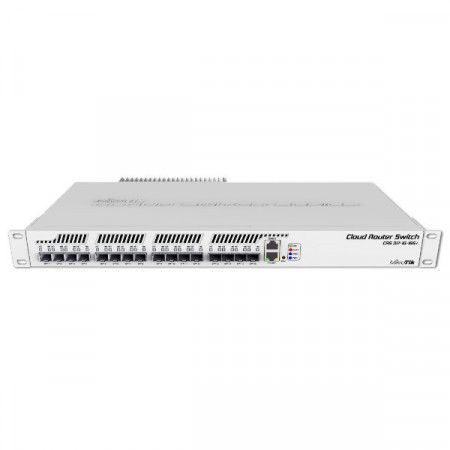 MikroTik Cloud Router Switch CRS317, 16x SFP+, 1x LAN, SwOS, ROS, CRS317-1G-16S+RM