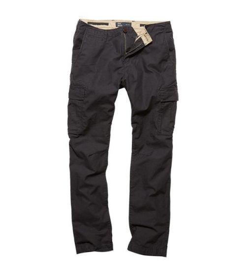 Kalhoty Vintage Industries Mallow - černé, 38