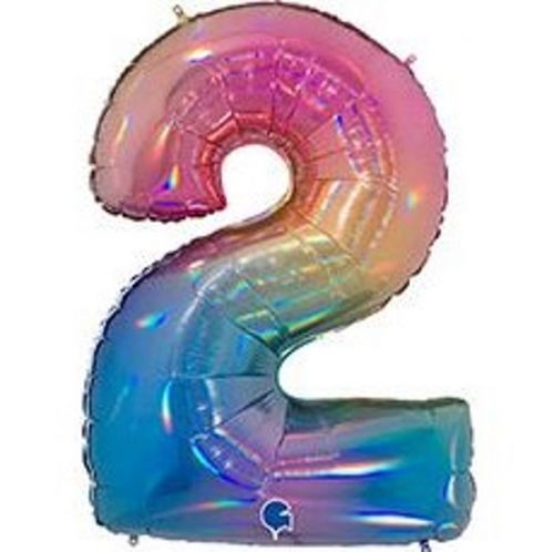 BALÓNEK fóliový duhový 2