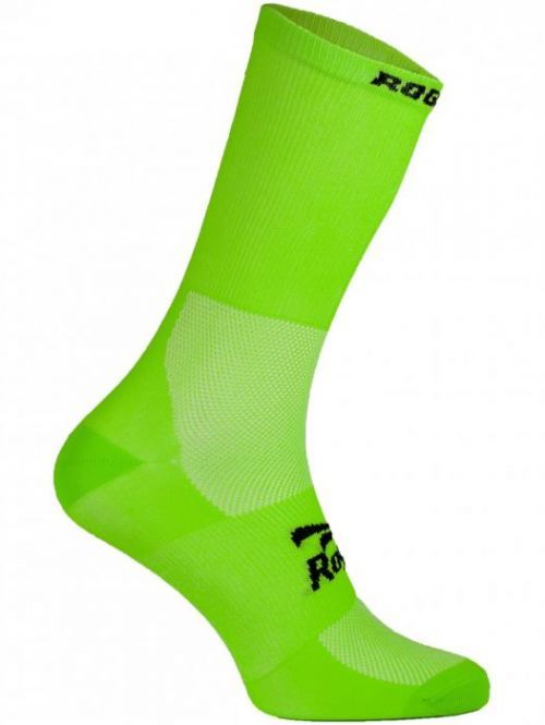 Antibakteriální ponožky s mírnou kompresí Rogelli Q-SKIN, zelené L
