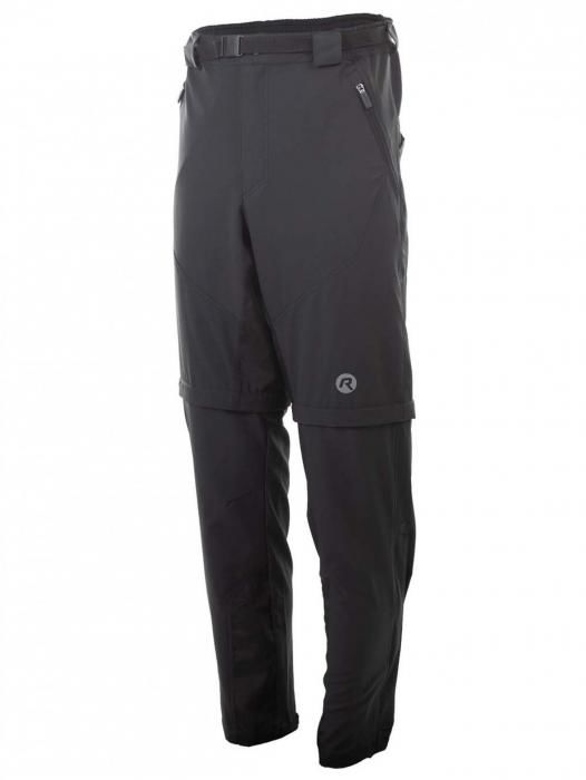 Volné MTB kalhoty Rogelli DEFENDER s odepínacími nohavicemi, černé 2XL