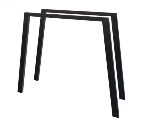 SAPHO TWIGA ocelová podpěra 80x67cm, černá mat VC442