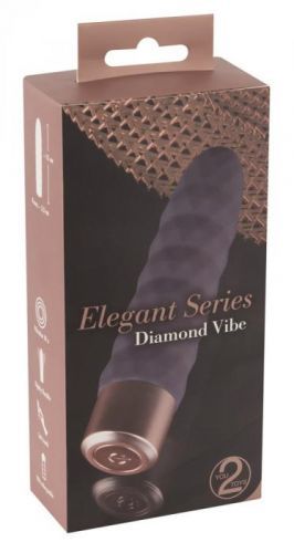 You2Toys Elegant Diamond - cordless rod vibrator (dark purple)