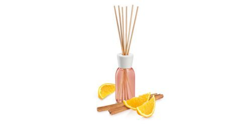 Vonný difuzér FANCY HOME 120 ml, Pomeranč a skořice