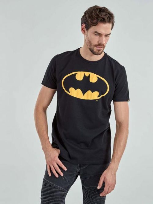 Pánske tričko s potlačou Batman čierne S
