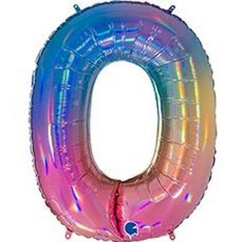 BALÓNEK fóliový duhový 0