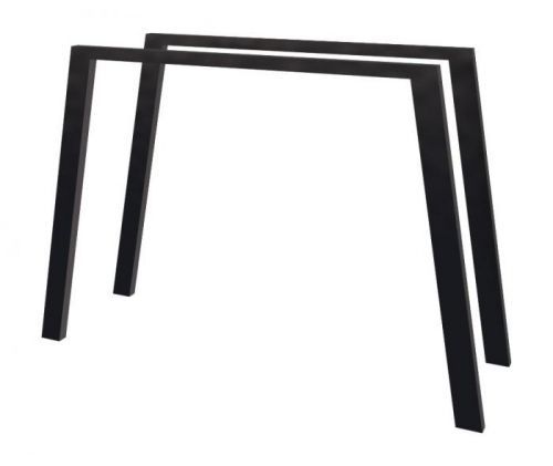 SAPHO TWIGA ocelová podpěra 100x67cm, černá mat VC453