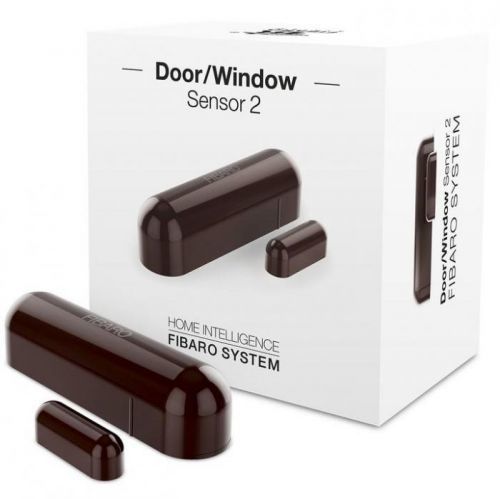 Fibaro na dveře/okna 2, Z-Wave Plus hnědý (FIB-FGDW-002-7)
