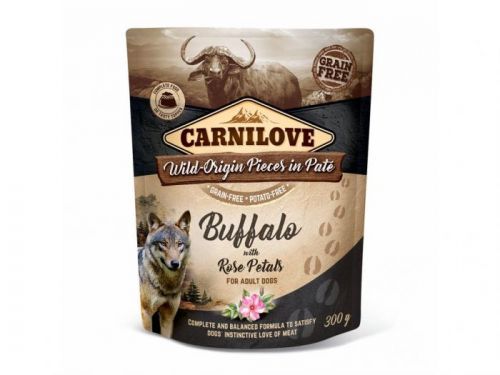 Carnilove Dog Pouch Paté Buffalo & Rose Petals 300g