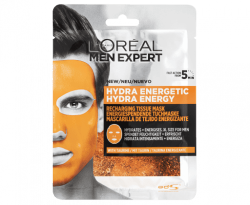 L'Oréal Paris Men Expert Hydra Energetic textilní maska 32 g