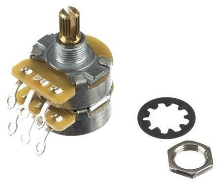 Fender Dual 500K/250K Split Shaft Potentiometer