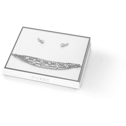 Guess Sada náušnic a náramku se zirkony UBS84015-S