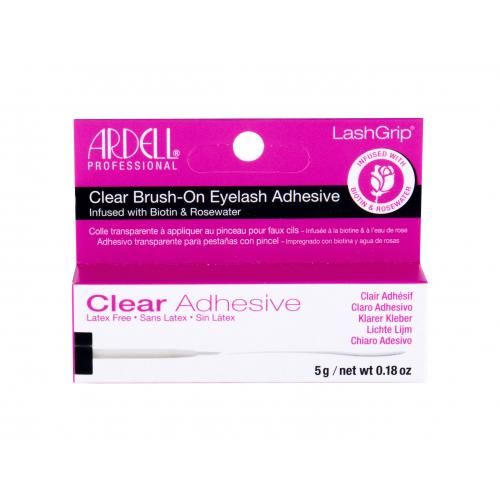 Ardell LashGrip Clear Adhesive Brush-On 5 g bezlatexové čiré lepidlo se štětečkem pro ženy