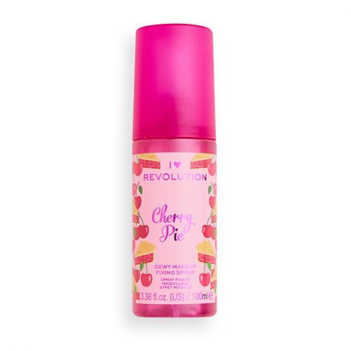 Revolution Fixační sprej na make-up I♥Revolution Cherry Pie (Dewy Makeup Fixing Spray) 100 ml