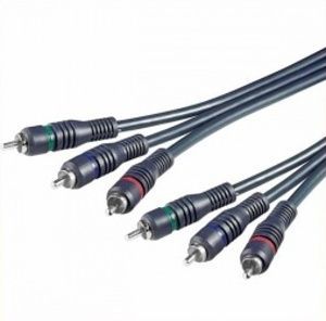 Kabel 3x Cinch (M) - 3x Cinch (M), RGB video, 2m
