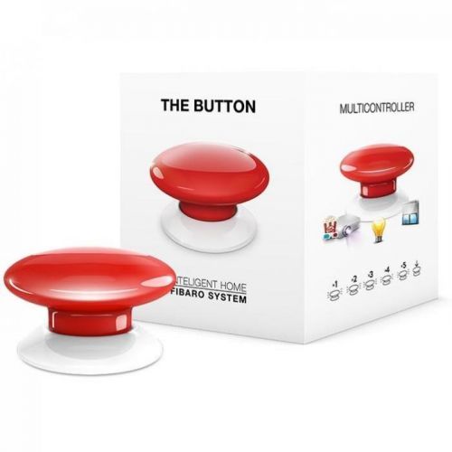 Fibaro Button, Z-Wave Plus červené (FIB-FGPB-103-ZW5)