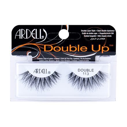 Ardell Double Up 113 umělé řasy pro dvojitý objem 1 ks odstín Black pro ženy