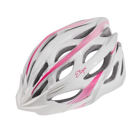 Dámská cyklistická helma VESPER bílo-růžová matná S/M (55-58 cm)