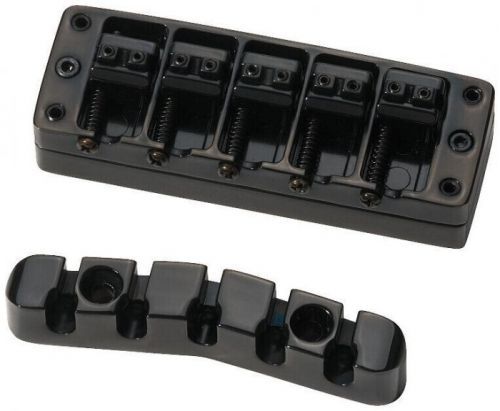 Warwick 2-Piece 3D Bridge & Tailpiece 5-String Black