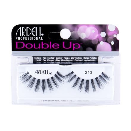 Ardell Double Up 213 umělé řasy pro dvojnásobný objem 1 ks odstín Black pro ženy