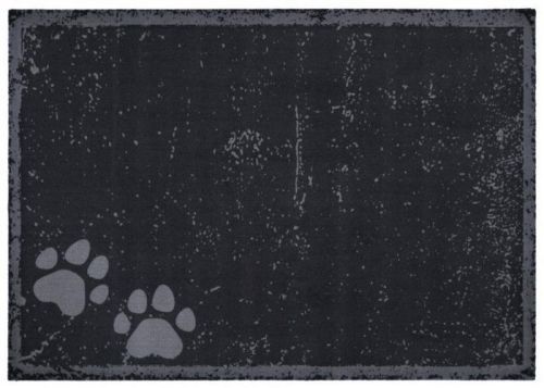 Mujkoberec Original Protiskluzová zvířecí podložka Mujkoberec Original Pets 104613 Anthracite - 50x80 cm Černá