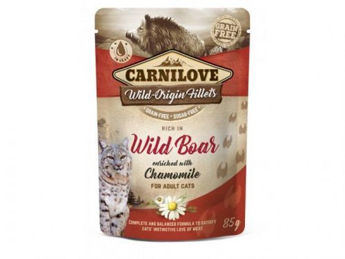 Carnilove Cat Pouch Wild Boar & Chamomile 85g