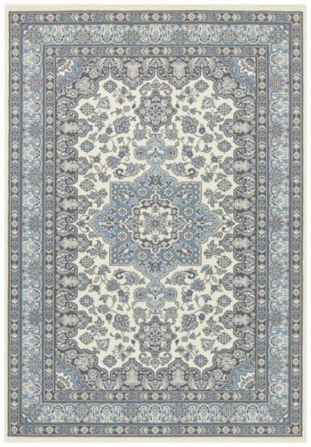Nouristan - Hanse Home koberce Kusový koberec Mirkan 104442 Cream/Skyblue - 80x150 cm Modrá