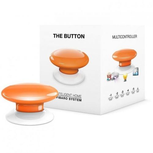 Fibaro Button, Z-Wave Plus oranžové (FIB-FGPB-108-ZW5)