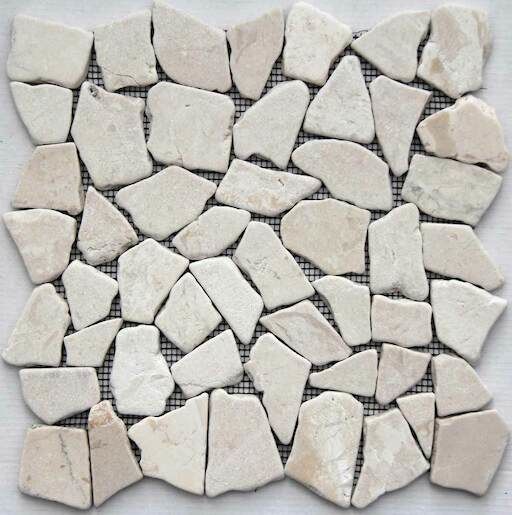 Kamenná mozaika Piedra noa blanca 30x30 cm mat PIEDRANOABL