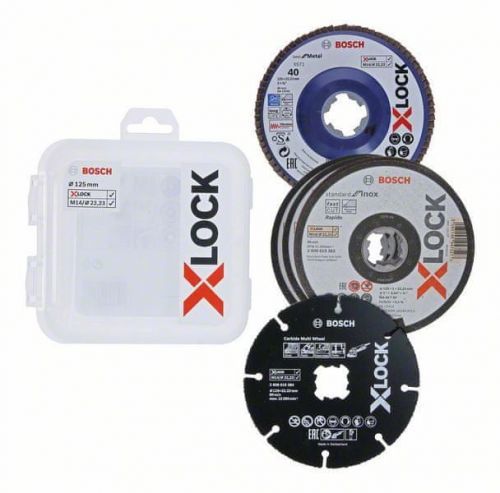 Bosch Sada kotoučů X-LOCK 125 mm (2.608.619.374)