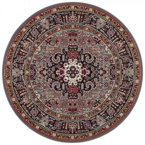 Nouristan - Hanse Home koberce Kruhový koberec Mirkan 104094 Grey - 160x160 (průměr) kruh cm Šedá