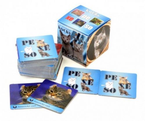 Pexeso - box - Lux - Kočky - 3036