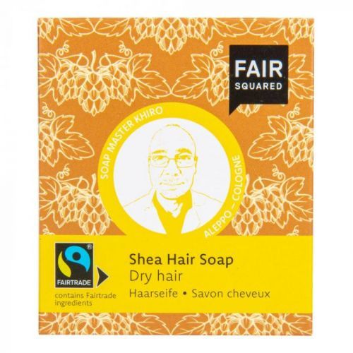 Šampon tuhý na mytí vlasů – karité pro suché vlasy 2x80 g FAIR SQUARED