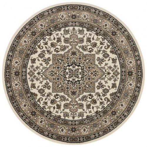 Nouristan - Hanse Home koberce Kruhový koberec Mirkan 104105 Beige - 160x160 (průměr) kruh cm Béžová
