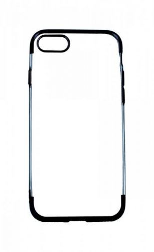 Kryt TopQ Frame iPhone 7 silikon černý 49668